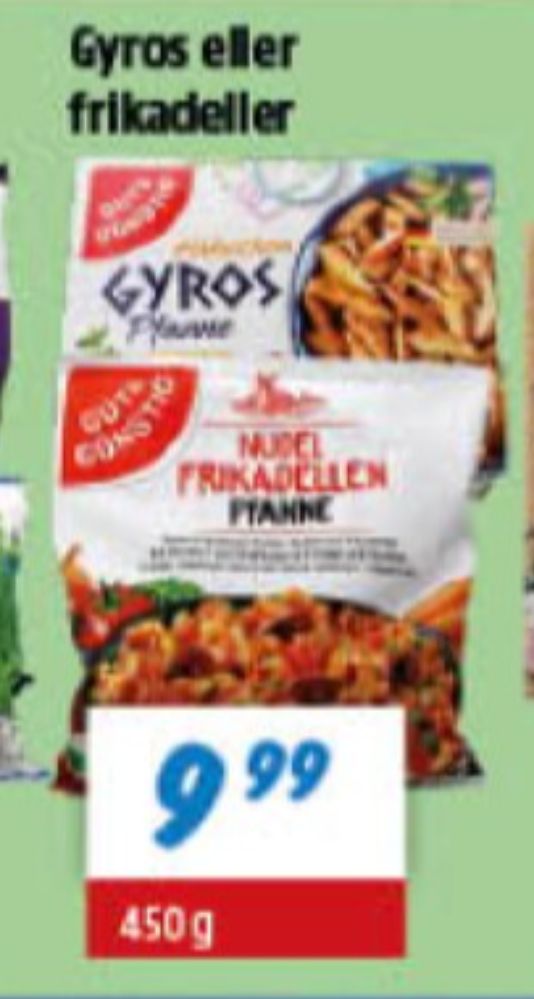 Gut & Günstig, Nudeln Frikadellen Pfanne