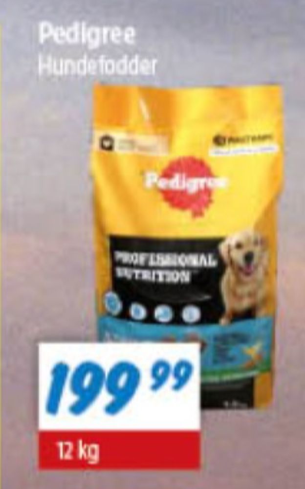 Pedigree, Hundefoder