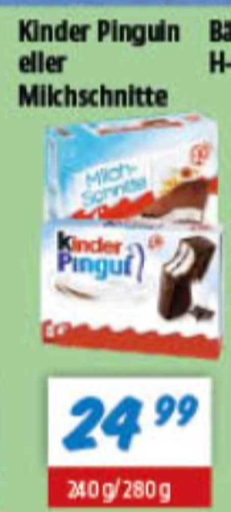 Kinder Pingui, Cool Snacks