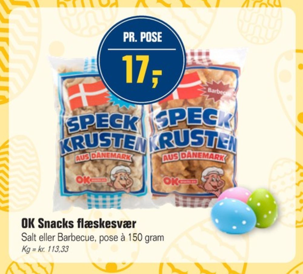 OK Snacks, Flæskesvær Barbecue