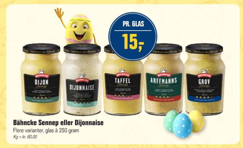 Bähncke, Dijon Sennep