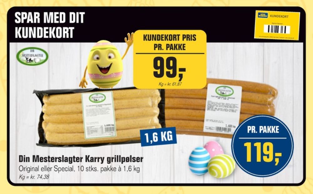 Din Mesterslagter, Grillpølser