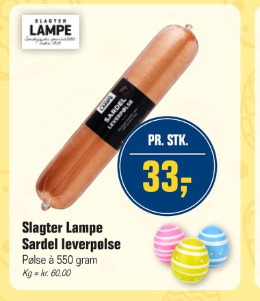 Slagter Lampe, Sardelleverpølse