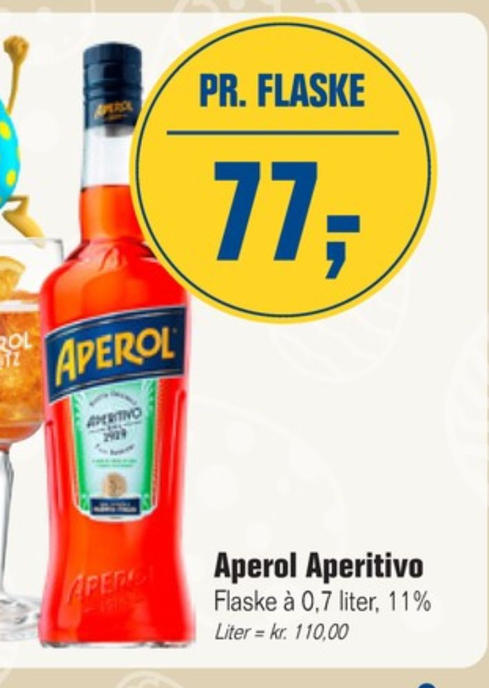 Aperol, Aperitif