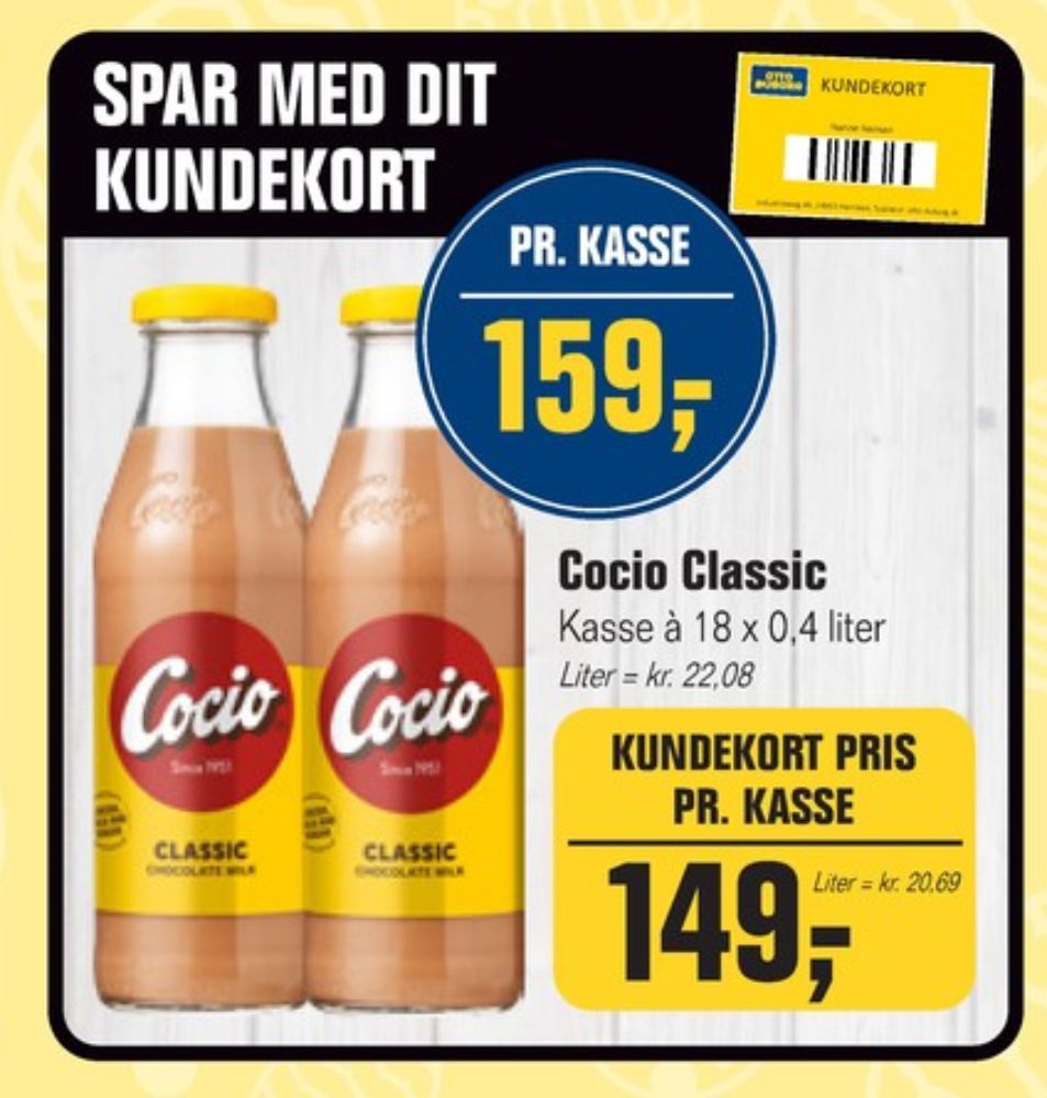 Cocio, Chokolademælk Classic 18 pk.