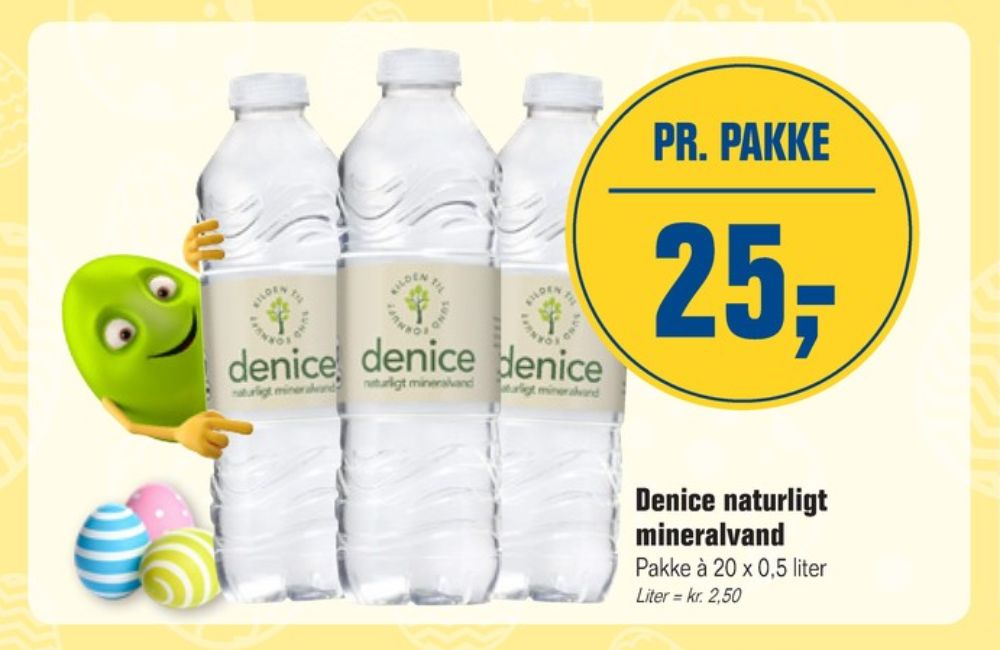 Denice, Kildevand 20 pk.