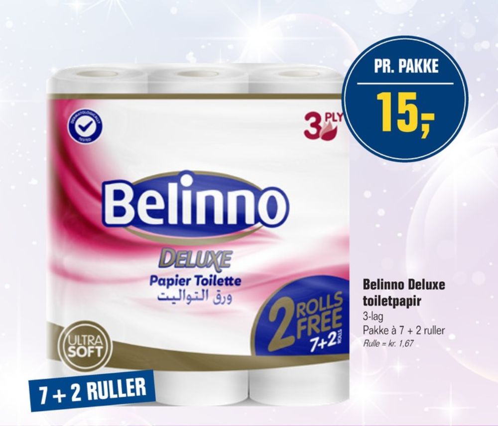 Belinno Deluxe, Toiletpapir