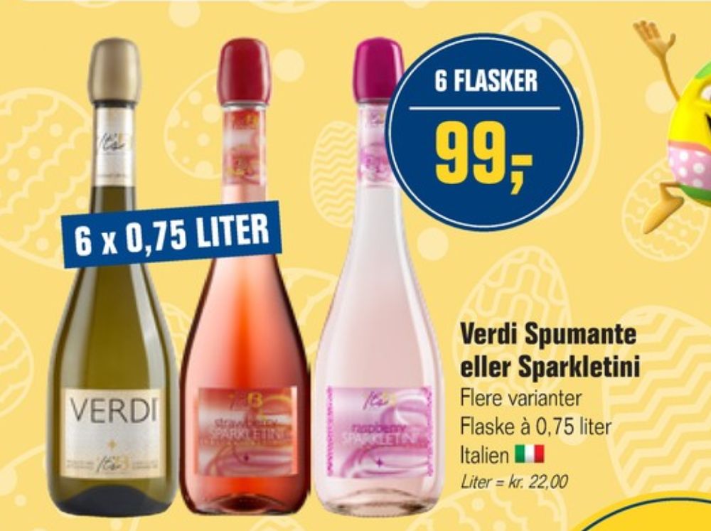 Verdi, Italiensk Mousserende Vin