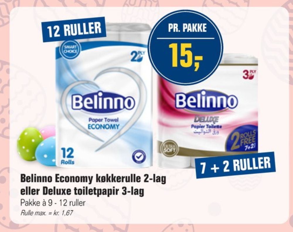 Belinno Deluxe, Toiletpapir