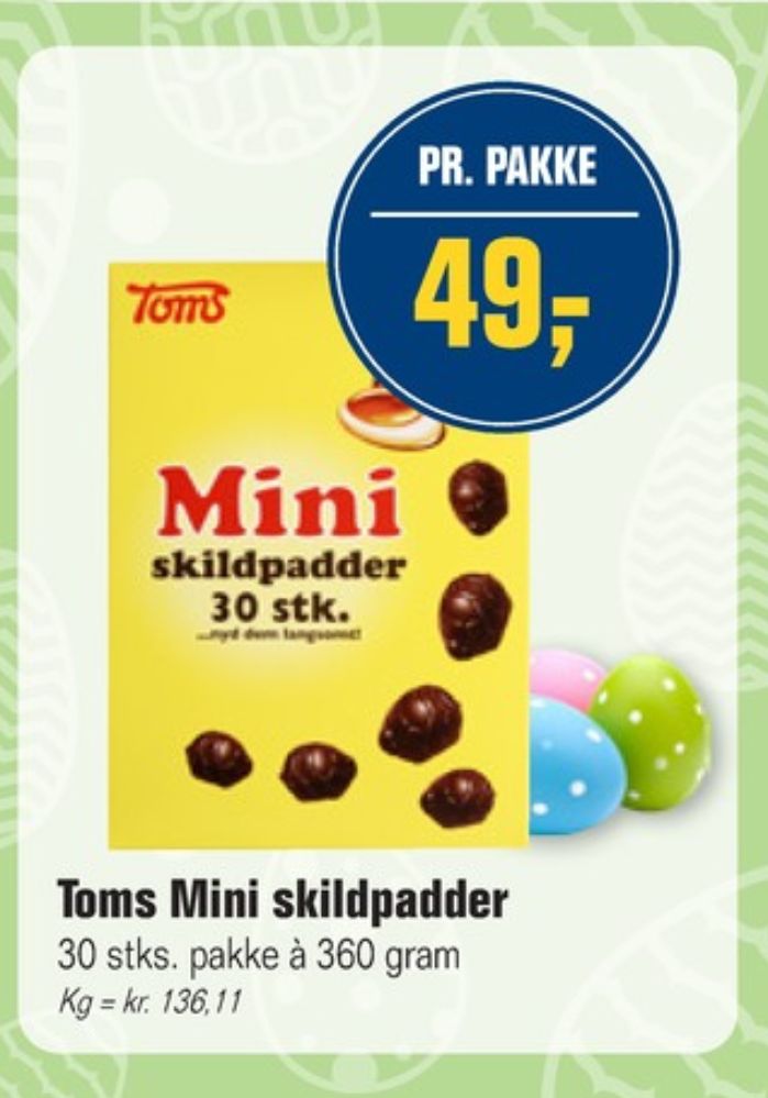 Toms Mini Skildpadder, Chokoladeskildpadder
