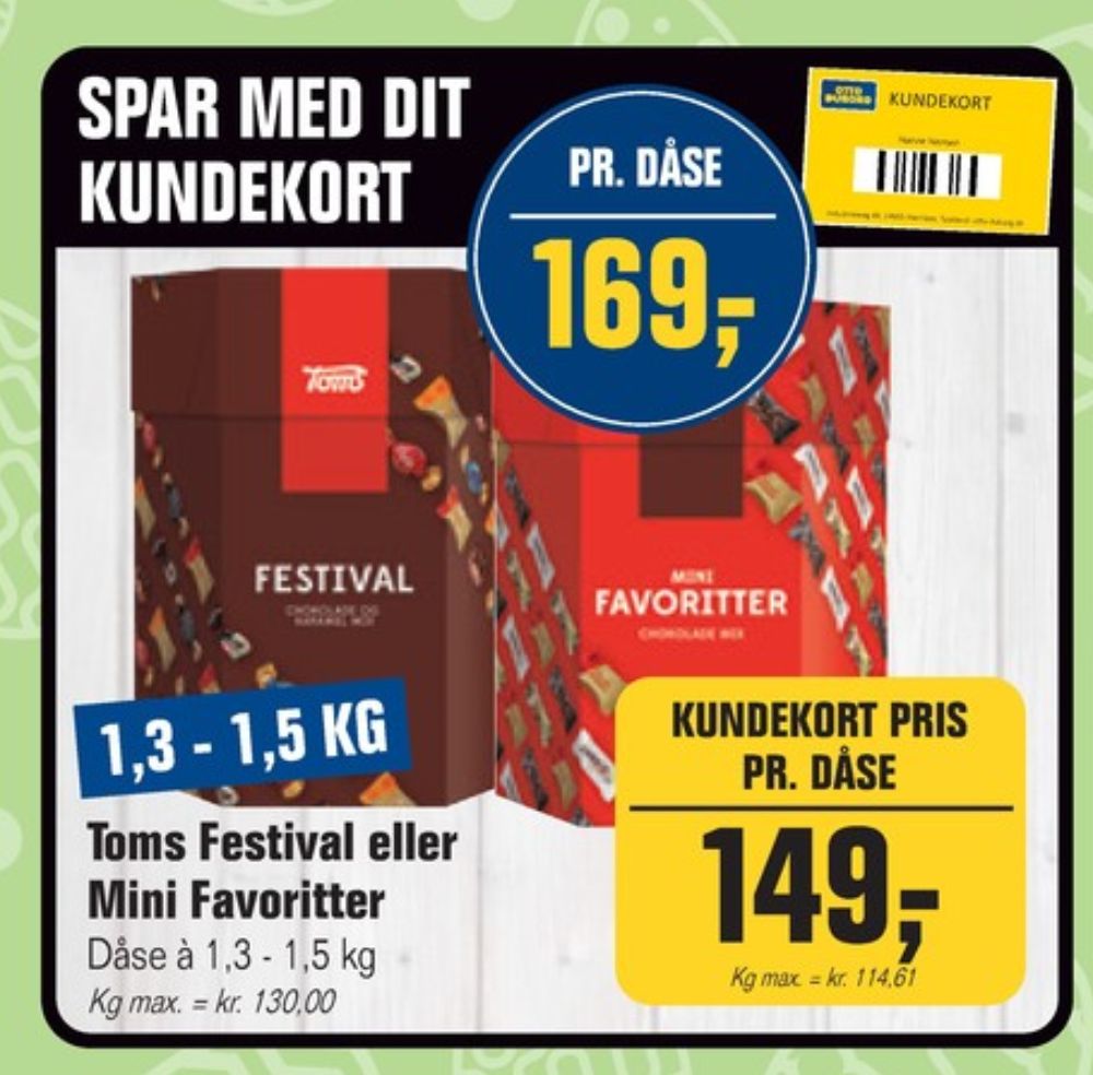 Toms Festival, Dessertchokolade