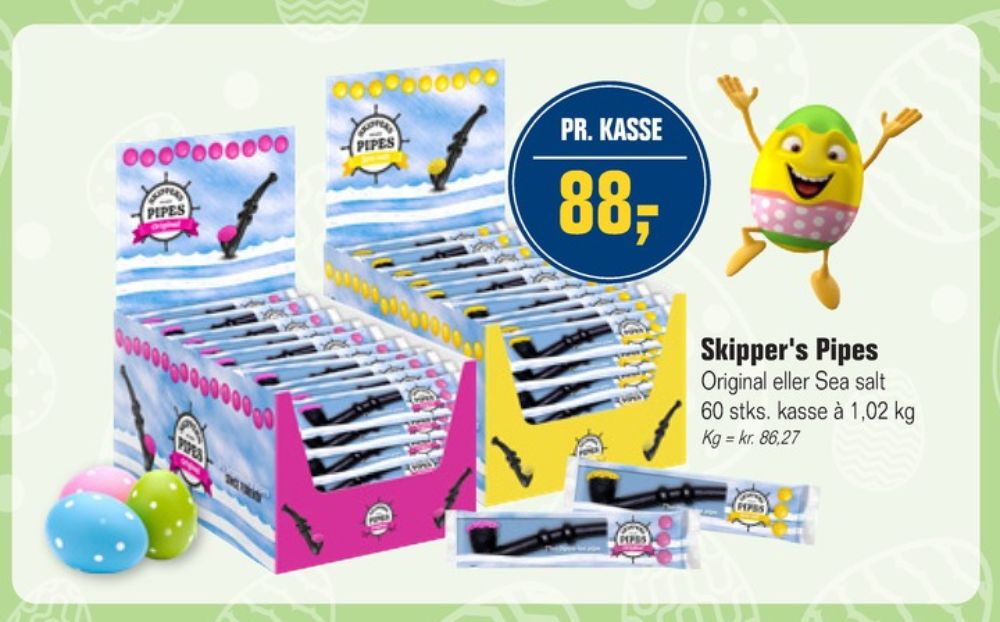 Skippers Pipes, Lakridspiber