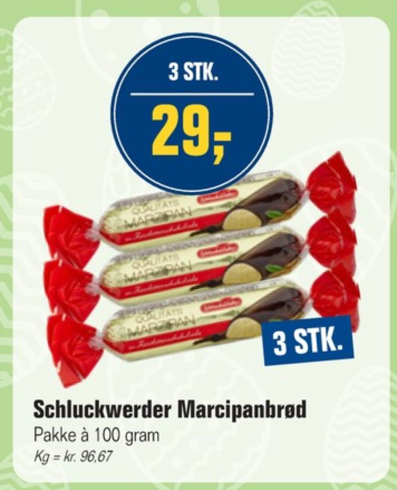 Schluckwerder, Marcipanbrød