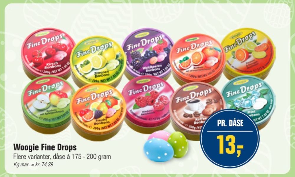 Woogie Fine Drops, Bolsjer Appelsin