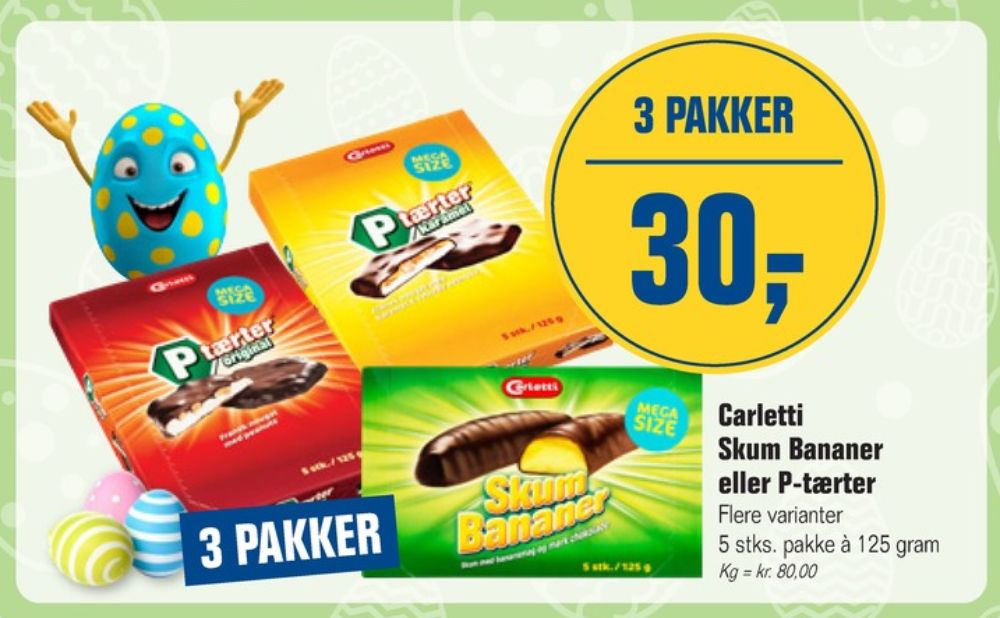 Carletti, Skumbananer Mega Size