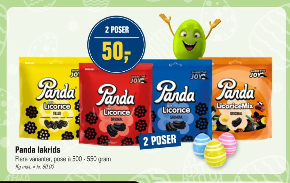 Panda Licorice, Lakridspose Salty Salmiak