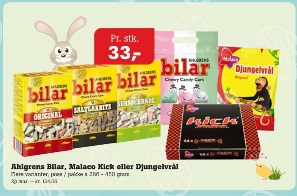 Ahlgrens Bilar Chewy Candy Cars, Slik