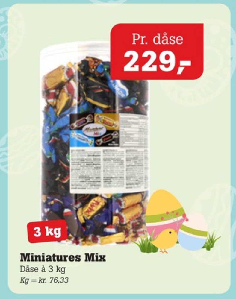 Miniatures, Dessertchokolade