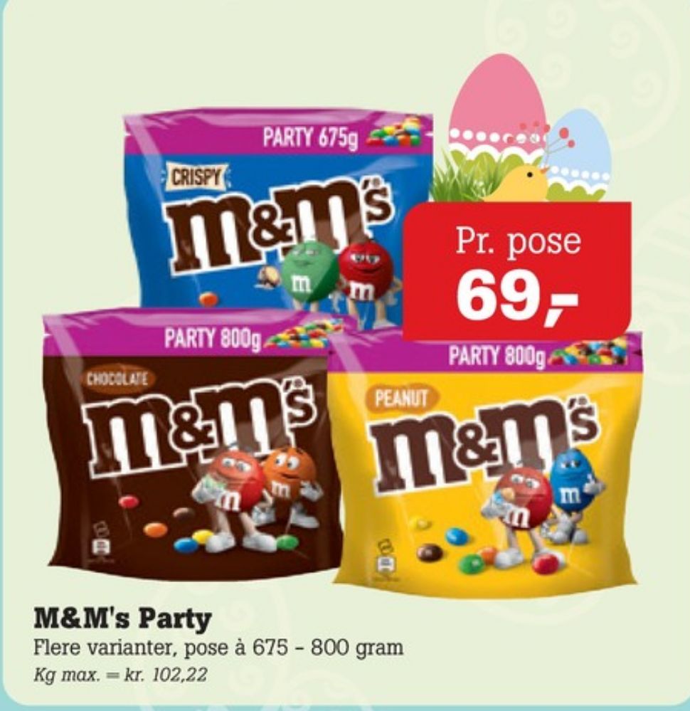 M&Ms, Chokoladepastiller Chocolate