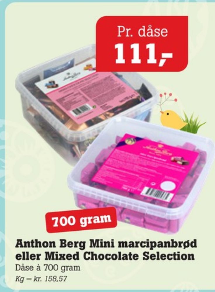 Anthon Berg Mixed Chocolate Selection, Chokolade