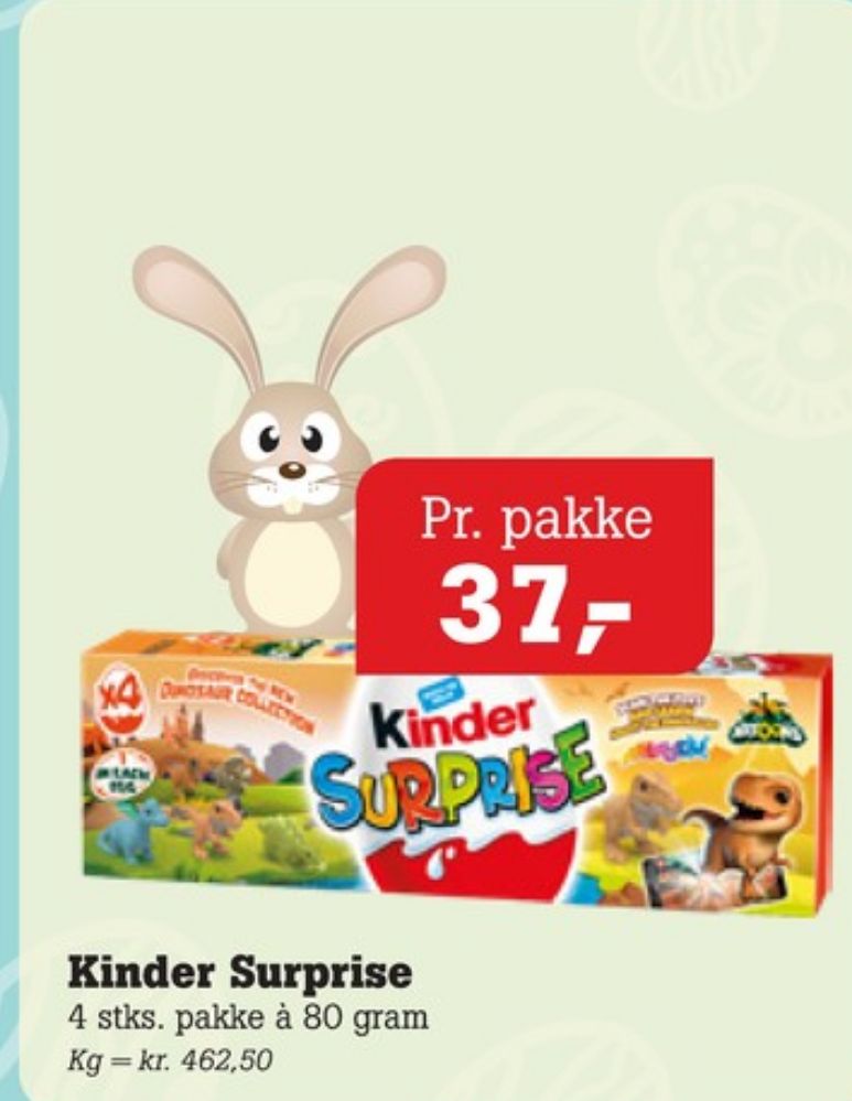 Kinder Surprise, Chokoladeæg