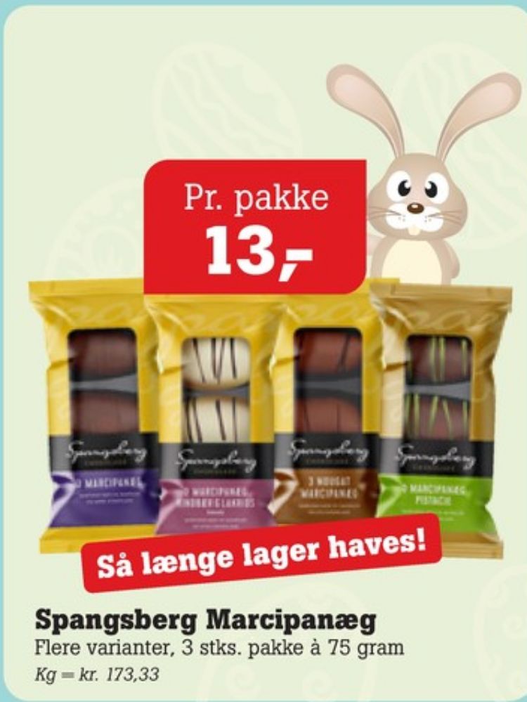 Spangsberg, Marcipanæg Pistacie