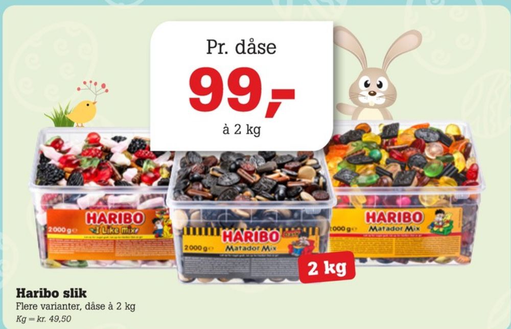 Haribo I Like Mix, Slikbøtter