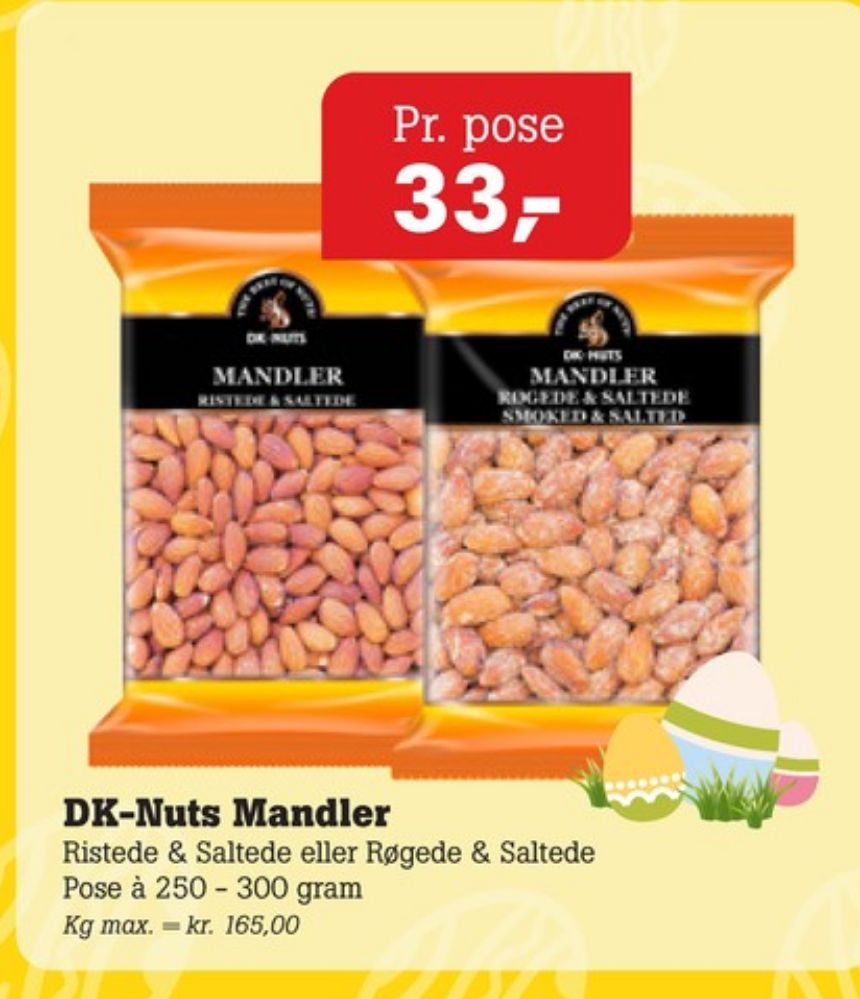 DK-Nuts, Mandler Røget & Saltede