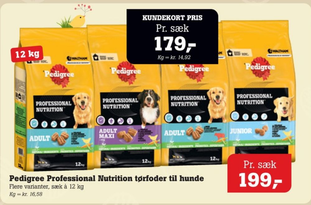 Pedigree, Hundefoder