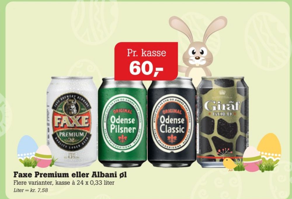 Odense Pilsner, Øl 24 pk.