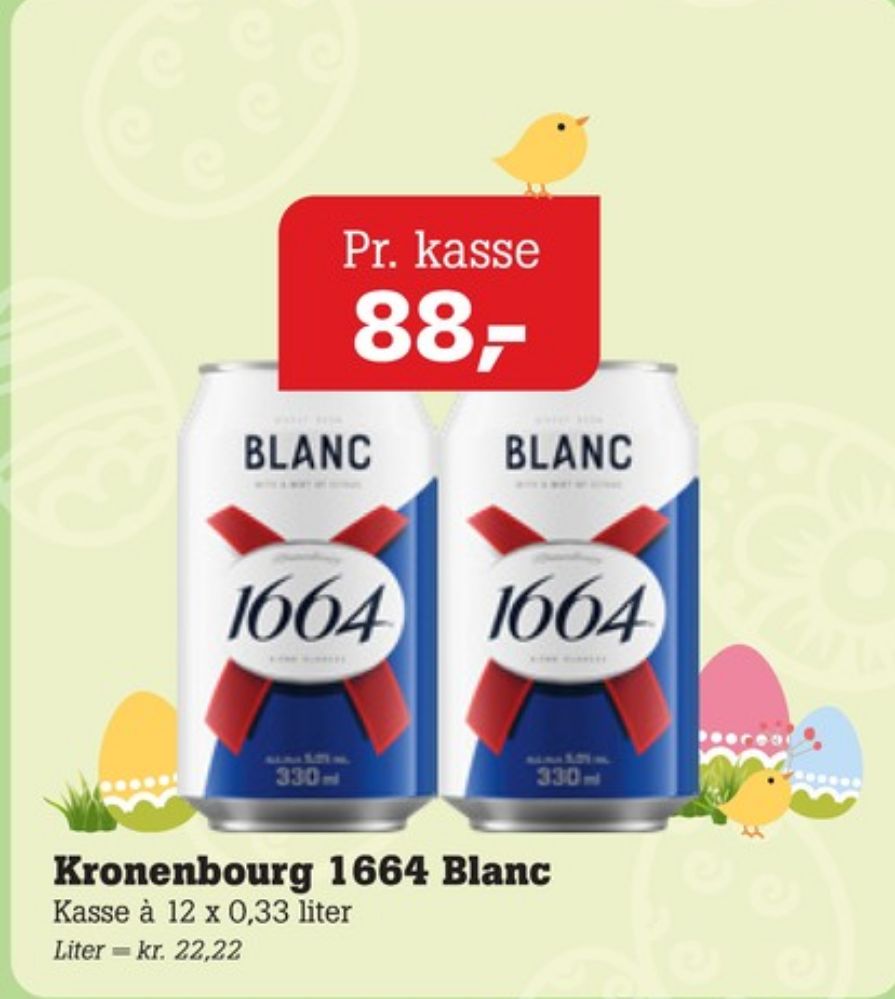 Kronenbourg 1664 Blanc, Specialøl 12 pk.