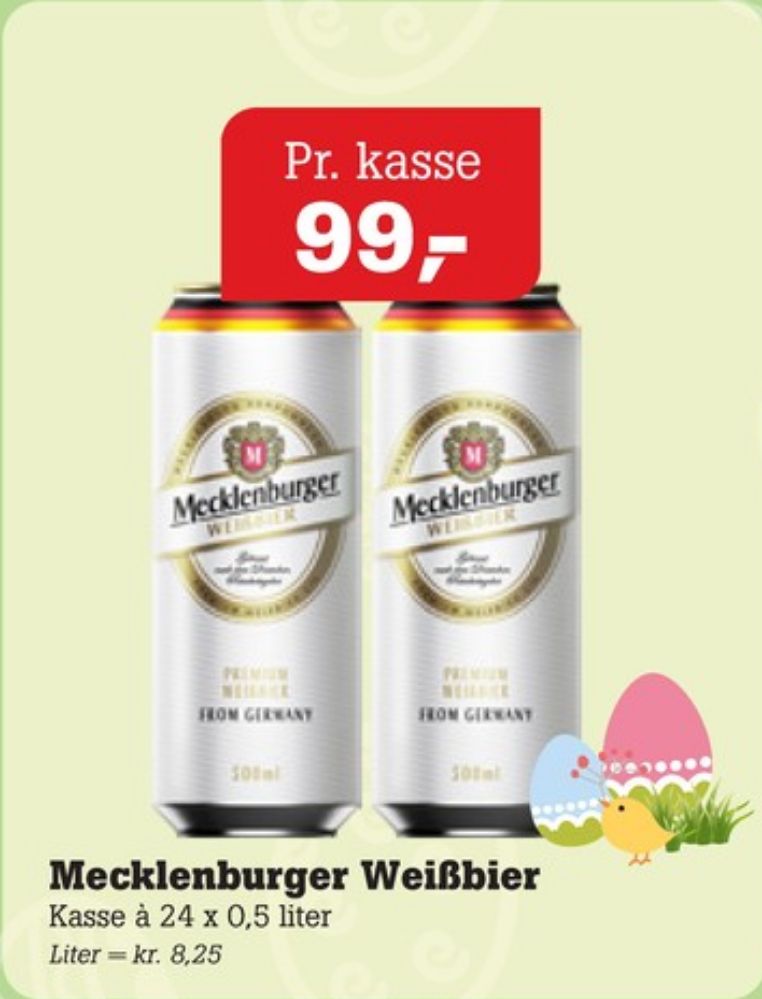 Mecklenburger Weissbier, Specialøl 24 pk.