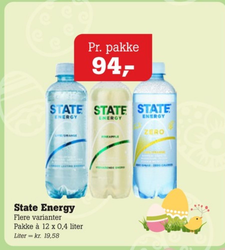 STATE Zero , Energidrik 12 pk.
