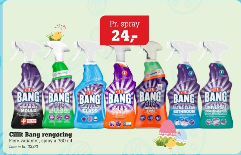 Cillit Bang, Rengøring - universal