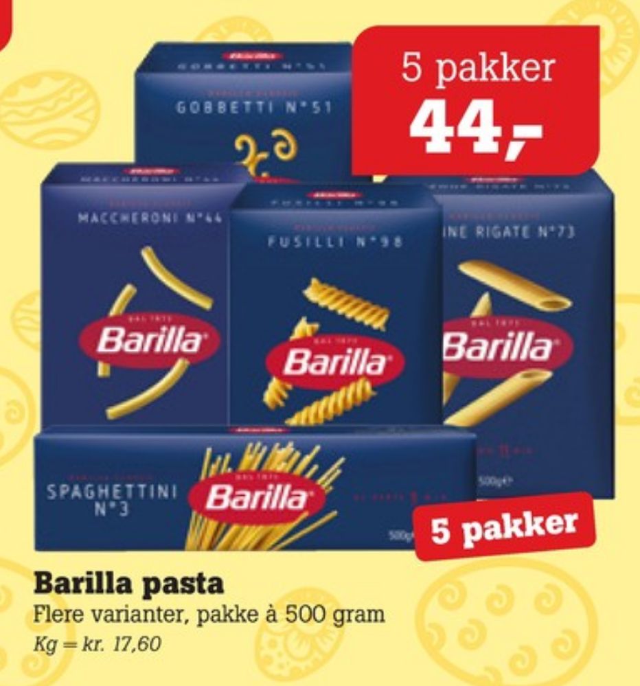 Barilla, Maccheroni No 44