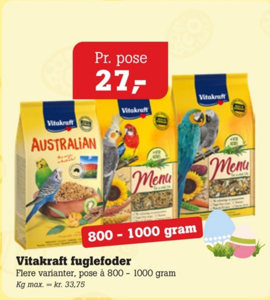 Vitakraft, Fuglefoder