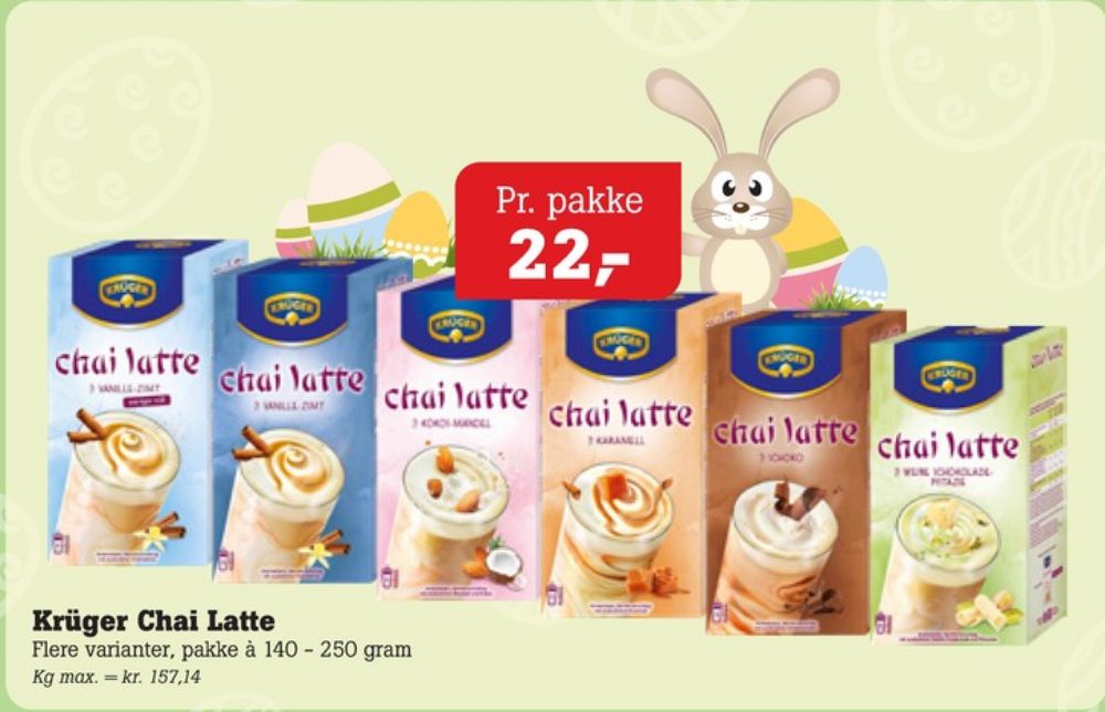 Krüger, Instant Te Chai Latte Kokos-Mandel