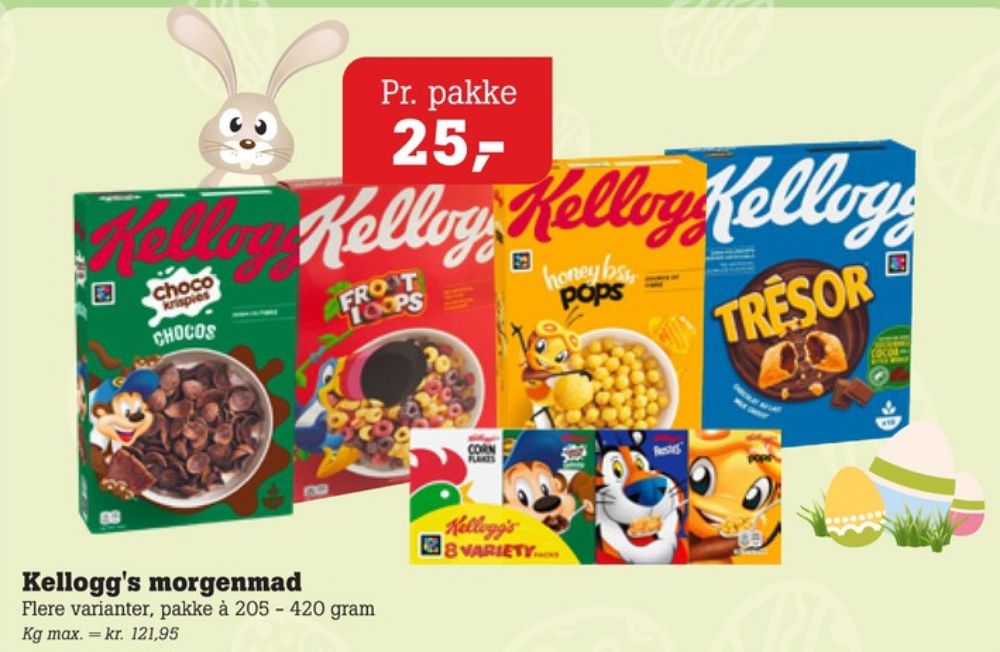 Kelloggs Choco Krispies, Morgenmadsprodukt