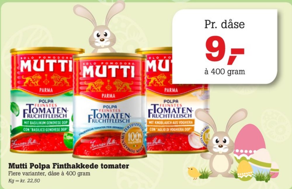 Mutti, Hakkede tomater