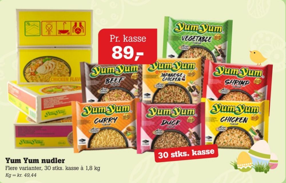 Yum Yum, Nudler Shrimp