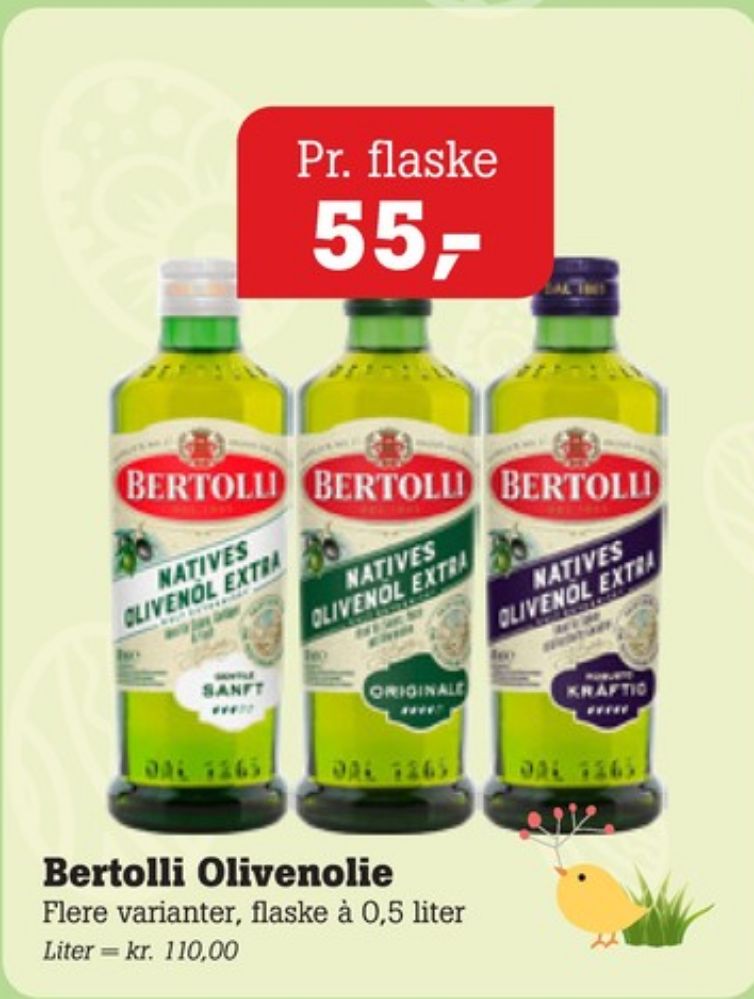 Bertolli, Olivenolie
