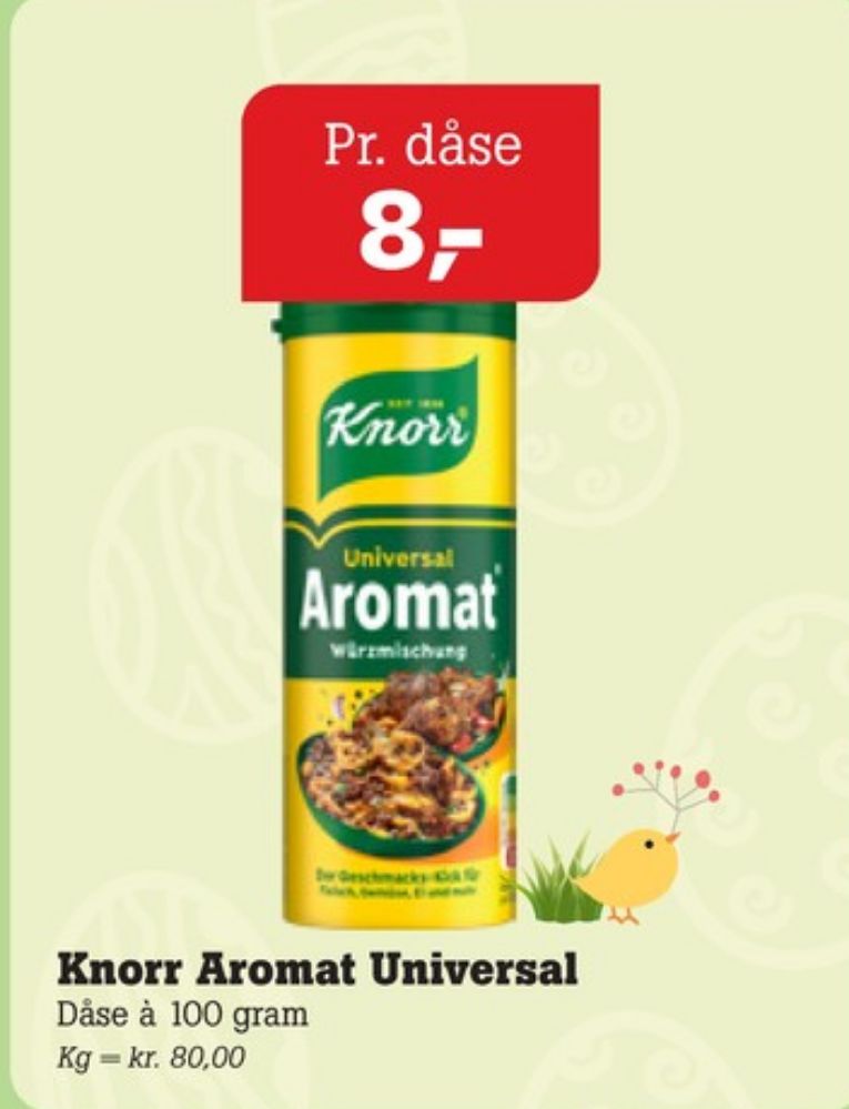 Knorr Aromat, Krydderier