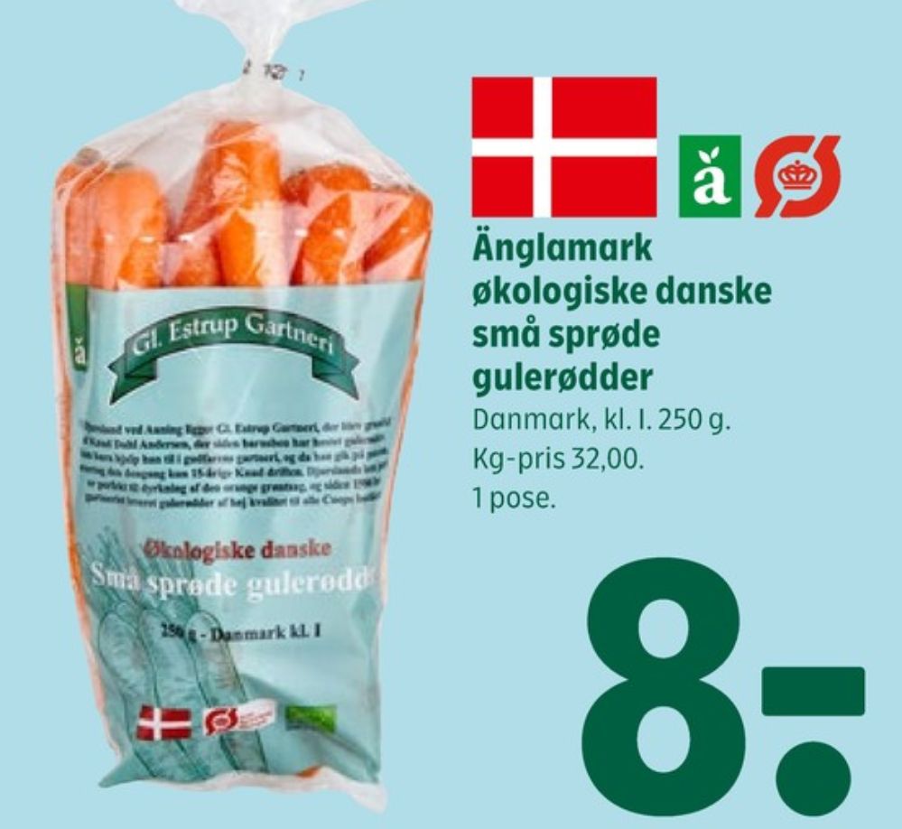 Änglamark, Gulerødder