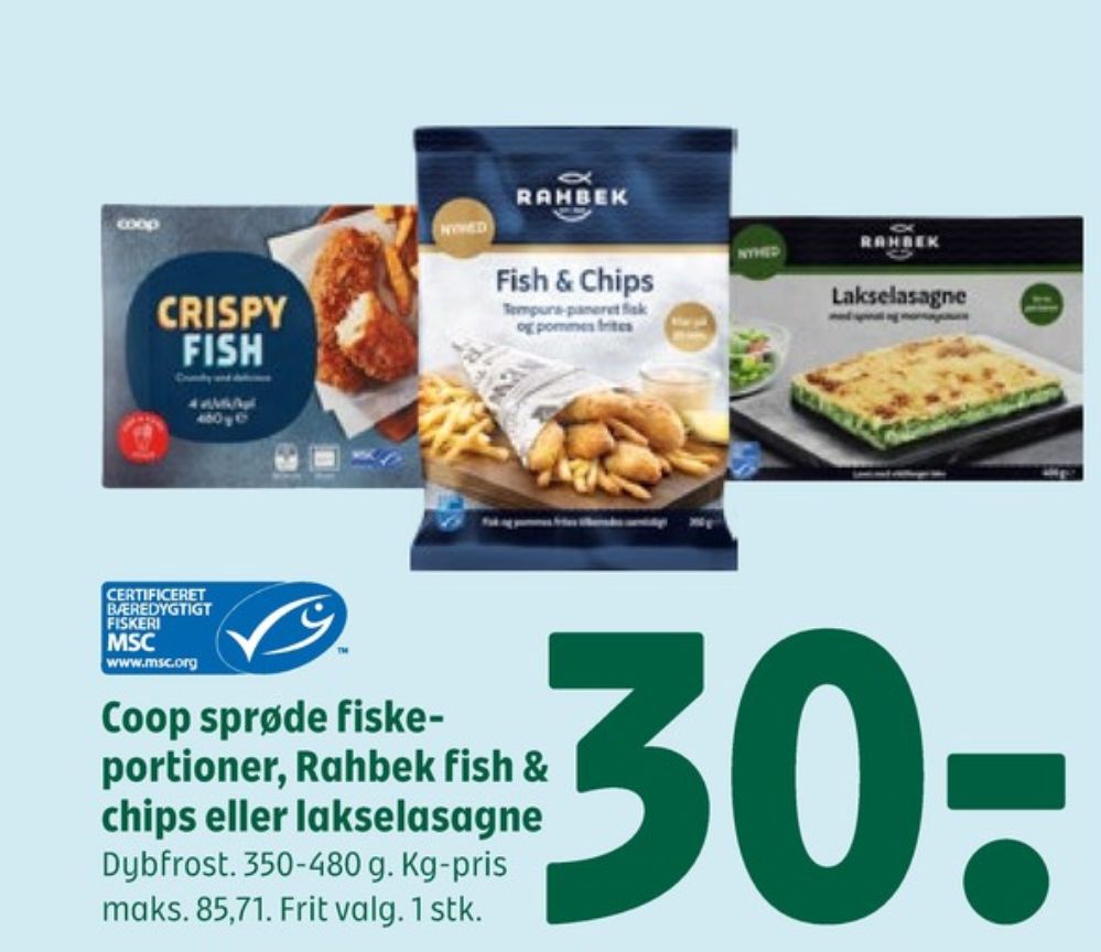 Rahbek, Lakselasagne