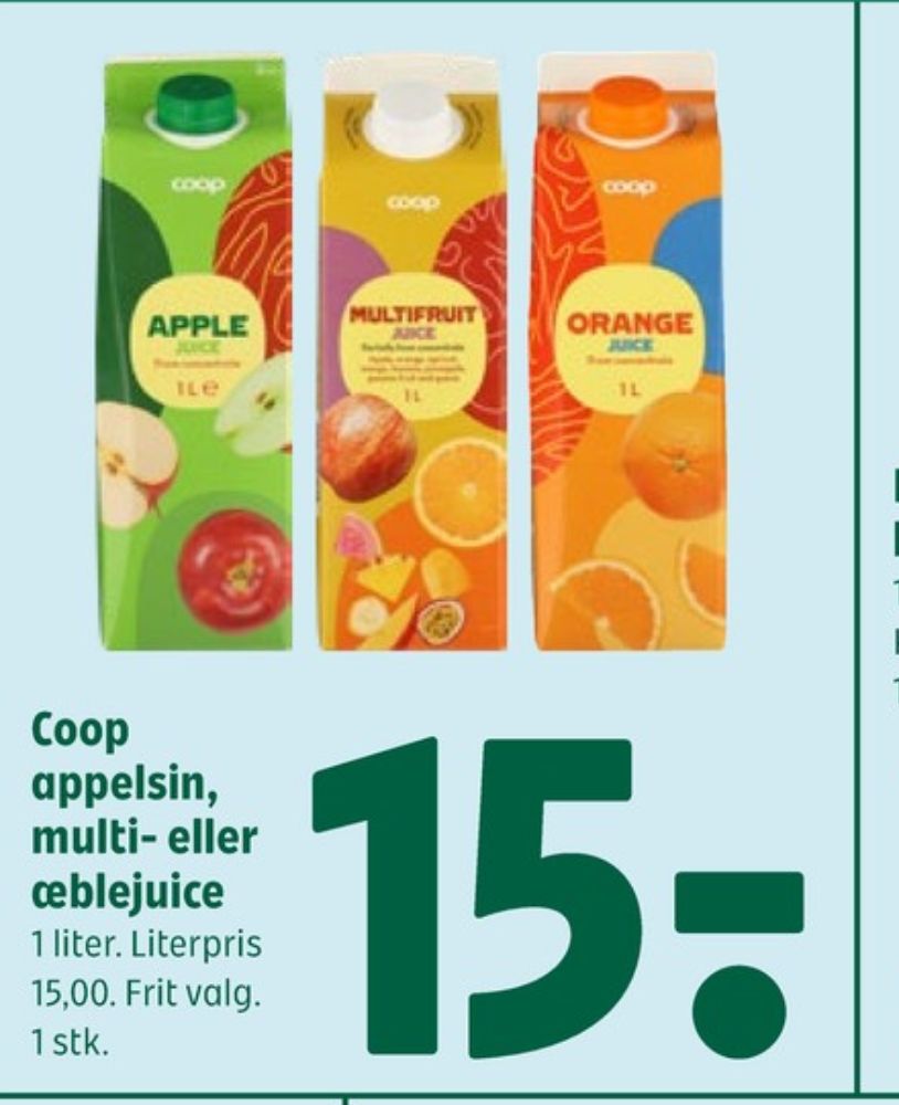 Coop, Appelsinjuice