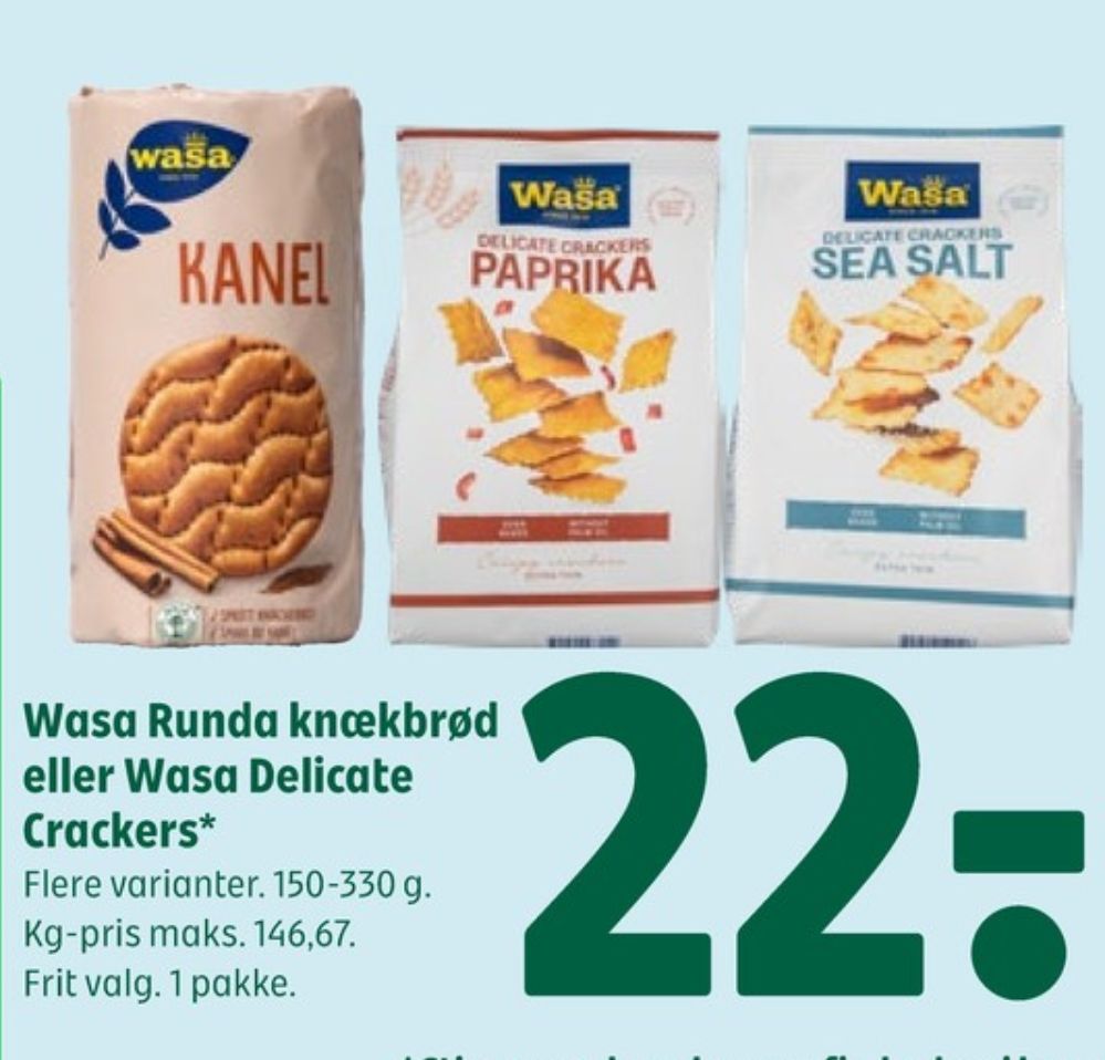 Wasa, Kanel knækbrød