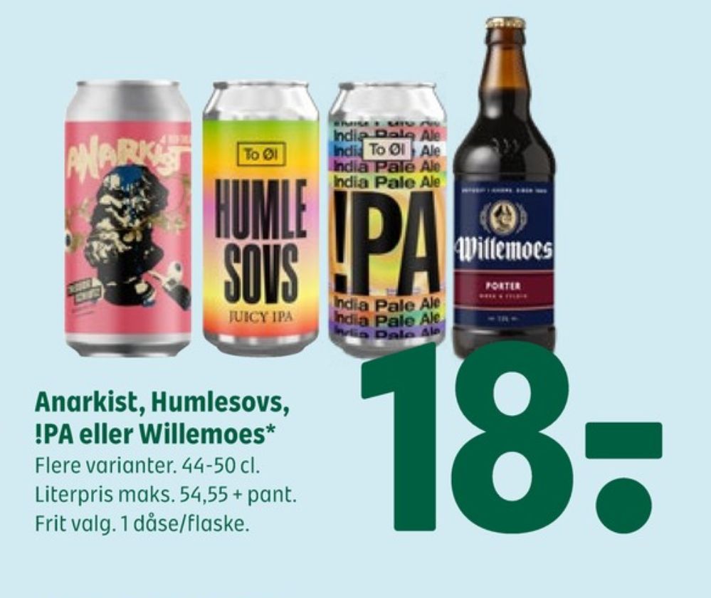 Willemoes Porter, Specialøl