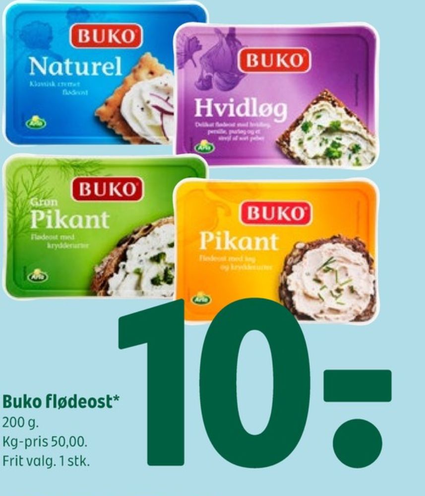 Buko, Flødeost Naturel