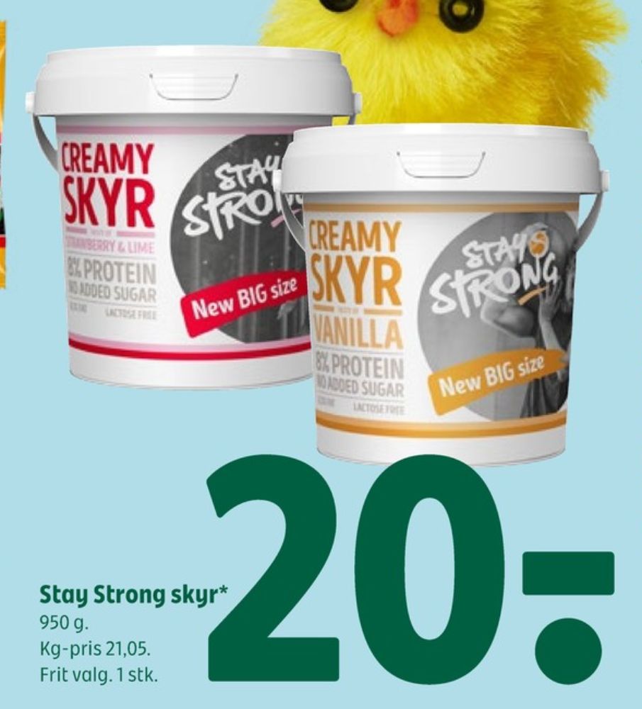 Stay Strong, Vanilje Skyr 