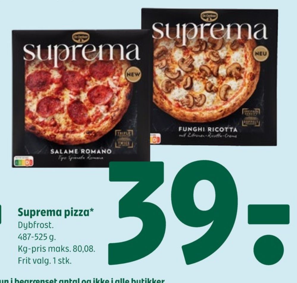 Suprema, Suprema Funghi Ricotta